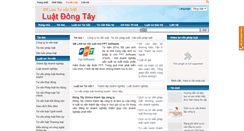 Desktop Screenshot of luatdongtay.com