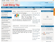 Tablet Screenshot of luatdongtay.com